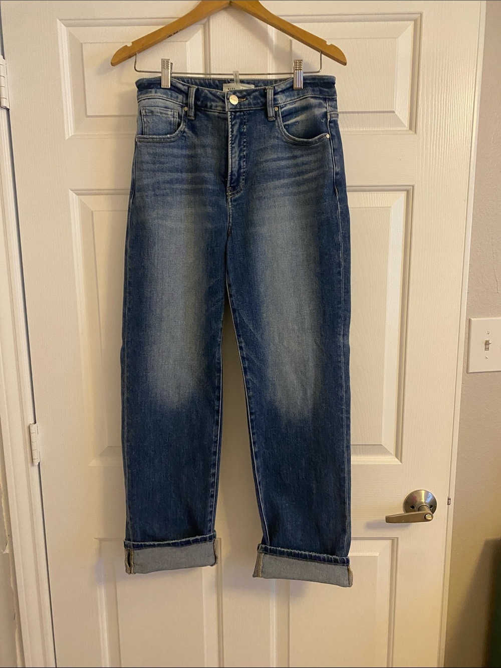 Classic Boyfriend Jeans in Blue Wash